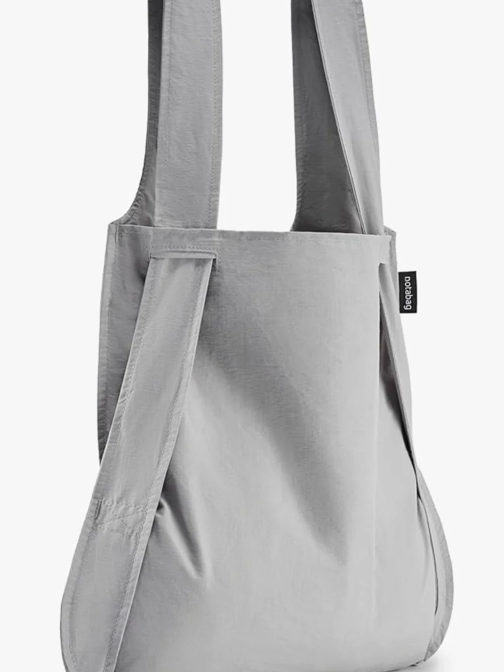 Notabag Everyday Long Handle Tote - Light Gray Bag Backpack Sleek Practical Eco